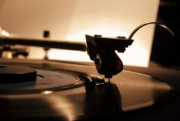 Album on Turntable