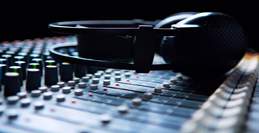 Audio Desk and Headphones