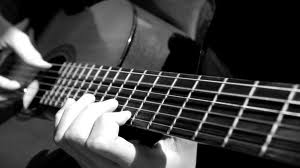 Nylon string guitar photo in studio