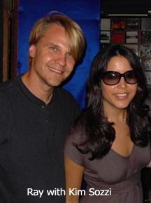  Kim Sozzi recording vocals in the studio NYC
